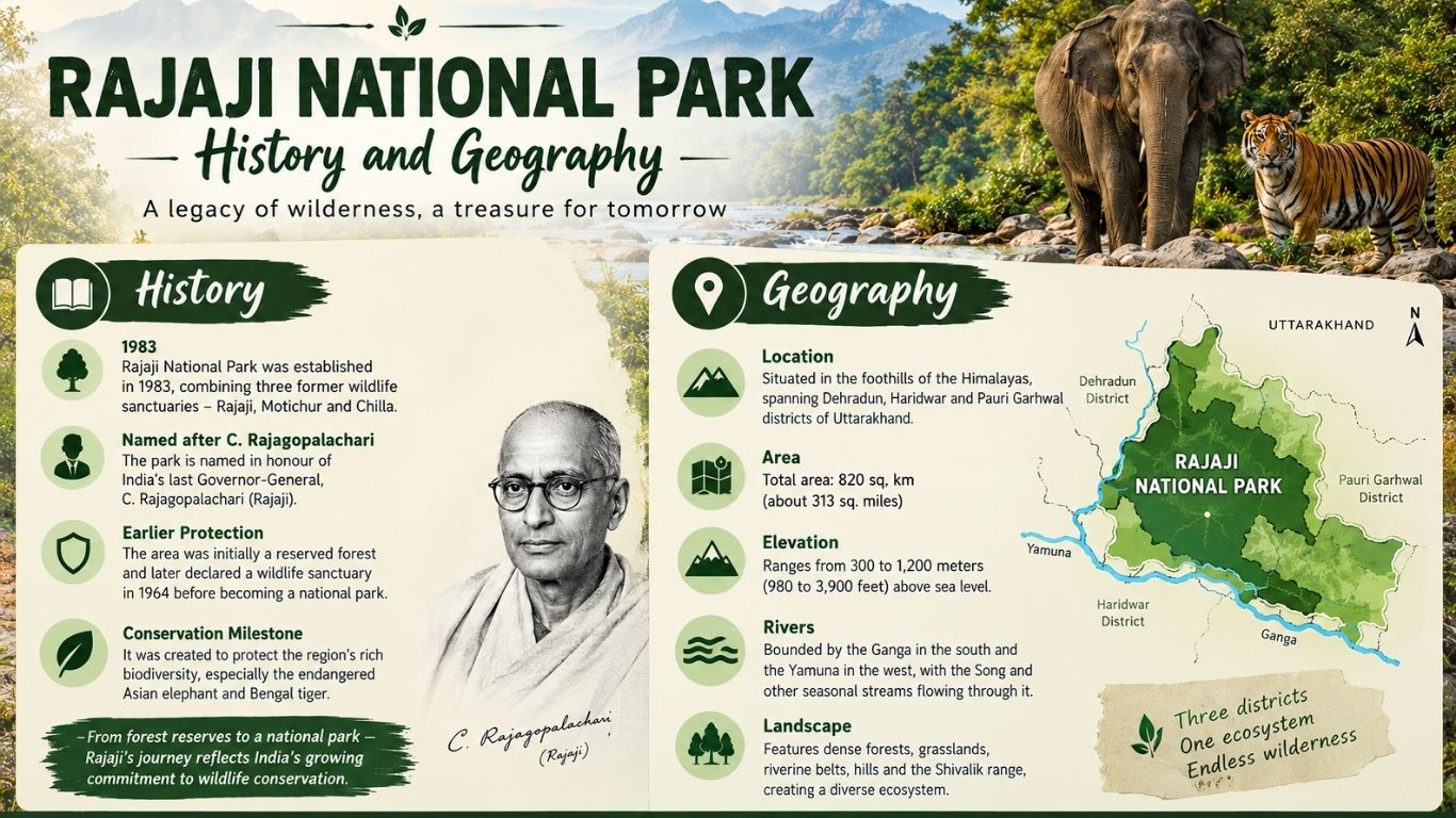 Rajaji National Park: History and Geography