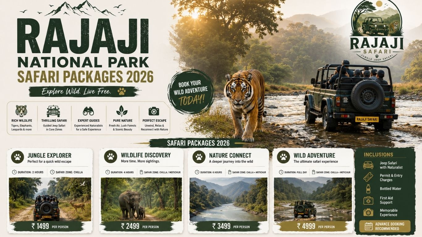 Rajaji National Park Safari Packages 2026