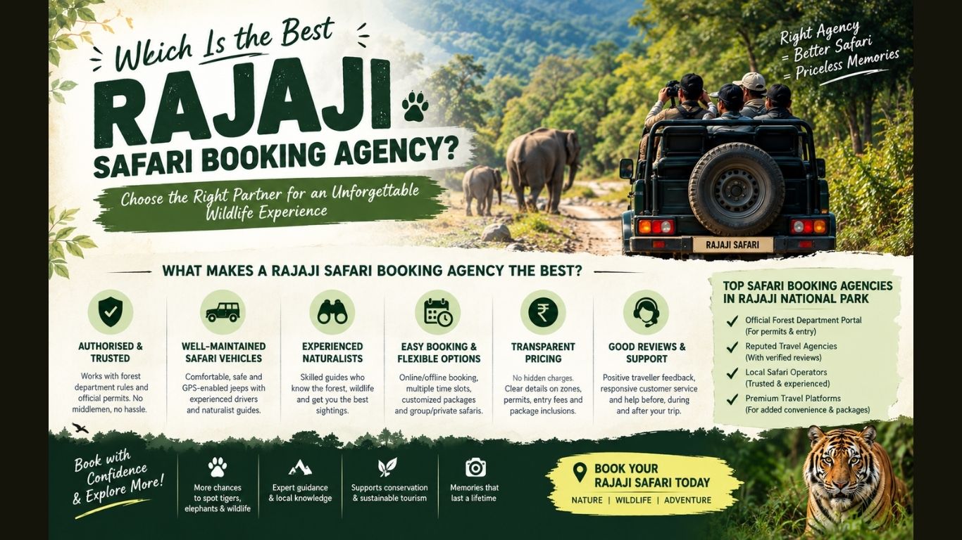 Which Is the Best Rajaji Safari Booking Agency?